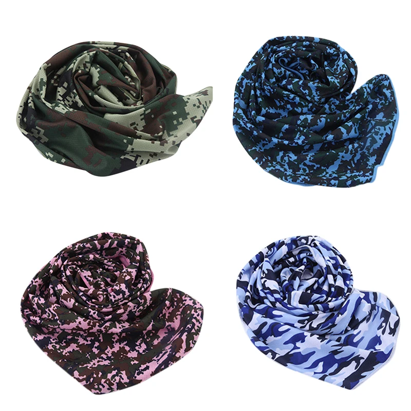 

Outdoor Quick Dry Sports Towel Cooling Absorbent Towel With Digital And Dyeing Washcloth Washcloth Ice Scarf