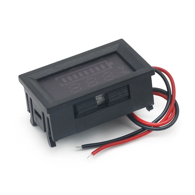 Двойной цифровой дисплей многофункциональный автомобильный вольтметр