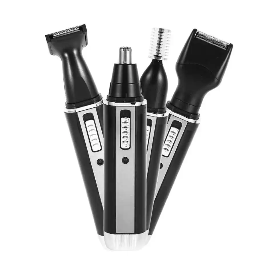 

4 в 1 Электрический Ухо Нос Триммер для носа Для мужчин бритва USB Перезаряжаемые волос удаление бровей Триммер для носа волос тример безопасн...