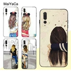 MaiYaCa девушки брюнетт блонд лучшие друзья BFF чехол для Huawei P30 Pro P40 P10 P20 Lite Mate 20 30 10 Lite P Smart 2019 Z