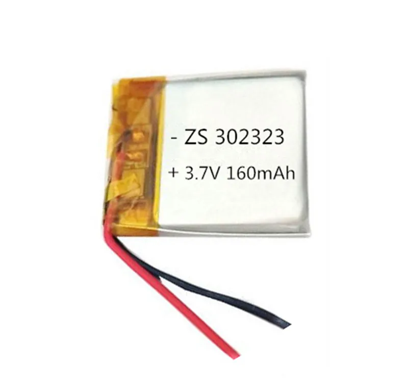 

Free Shipping 1pcs 3.7V 160mAh 302323 032323 PLIB polymer lithium ion Li-ion battery for blue tooth,GPS,mp3,mp4,toy,speaker