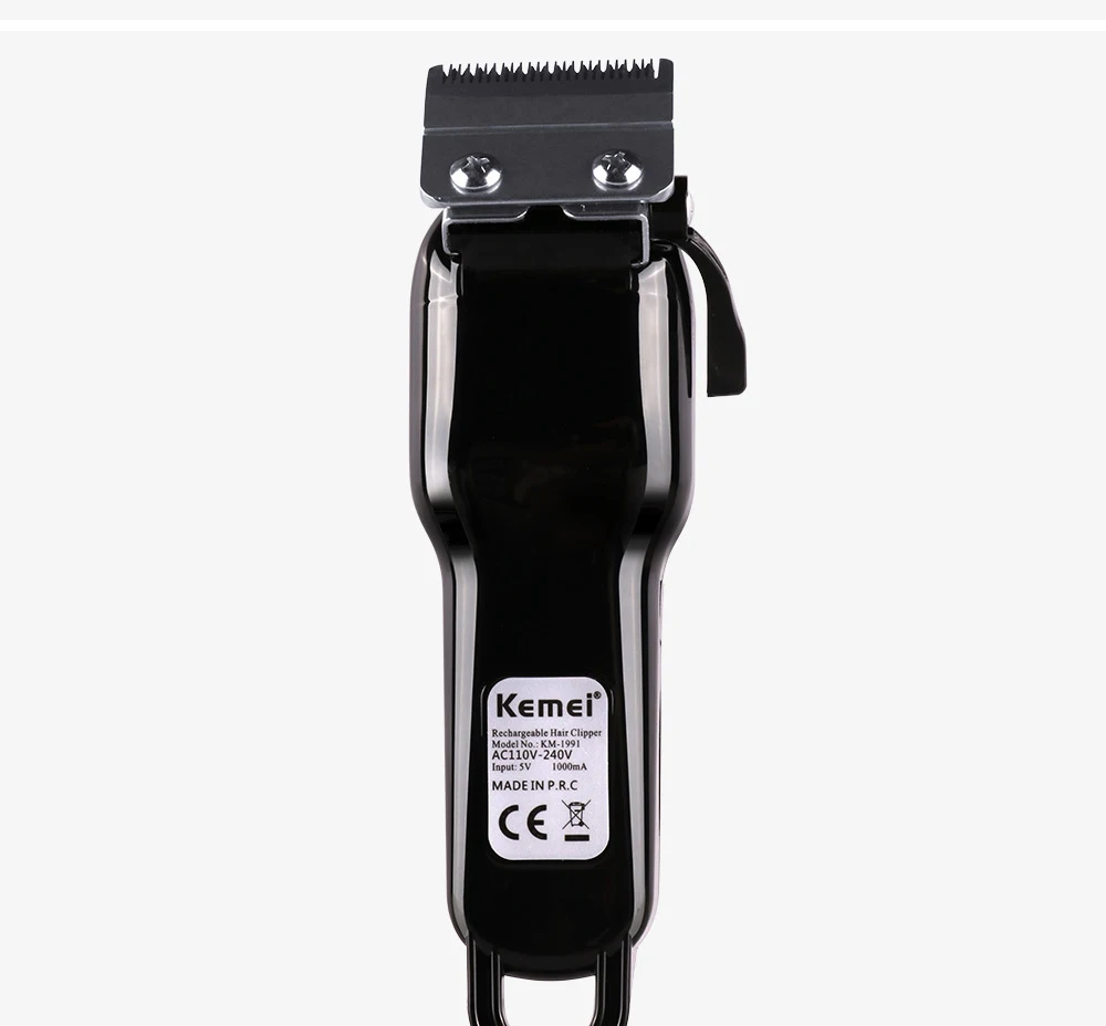 

Kemei Rechargeable 100-240V Electric Hair Trimmer Professional Cutter Grooming Machine Hair Remover Shaver Hair Clipper Pet 35