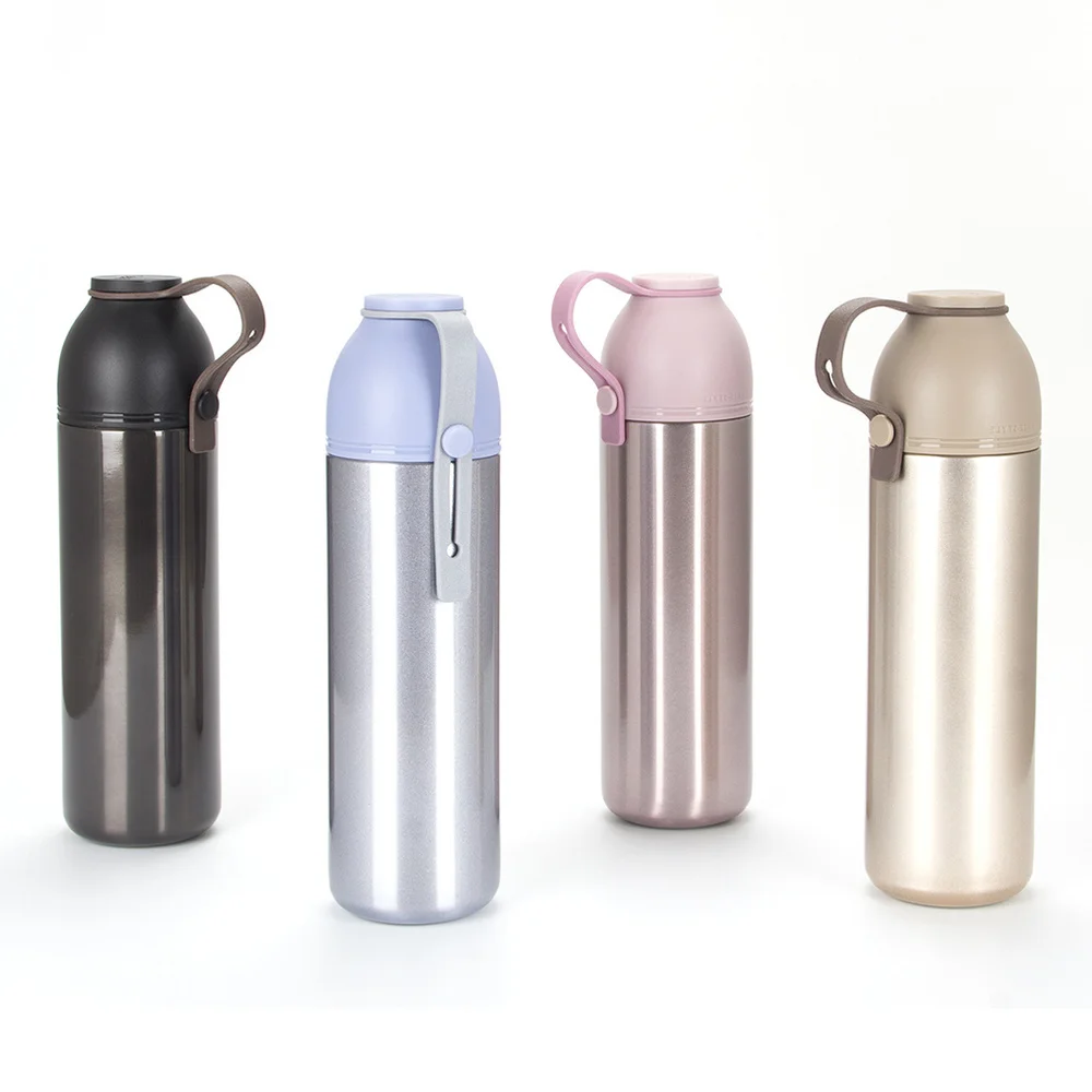 1 шт. 450 мл Портативный 304 Нержавеющая сталь двойной Слои вакуумной изоляцией