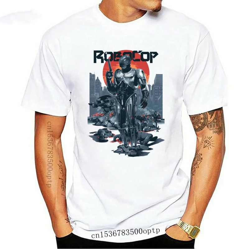 

New Robocop Shirt Retro Vintage Cult Classic Movie Film Fandom Birthday Present 2021est 2021 Fashion Men Summer Style Design T-S