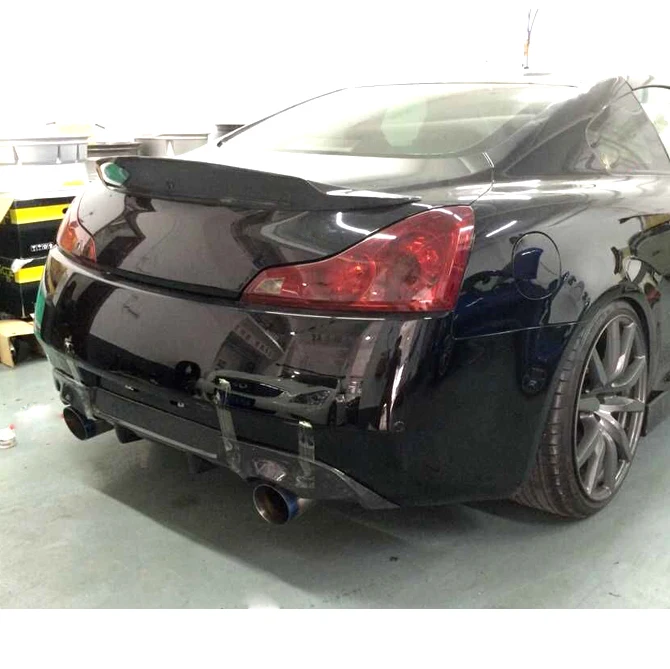 Автомобильная лампа для Infiniti G37 G37S Coupe 2 Door 2009 2013 Base Journey Sedan Carbon Fiber / FRP|rear bumper lip|bumper