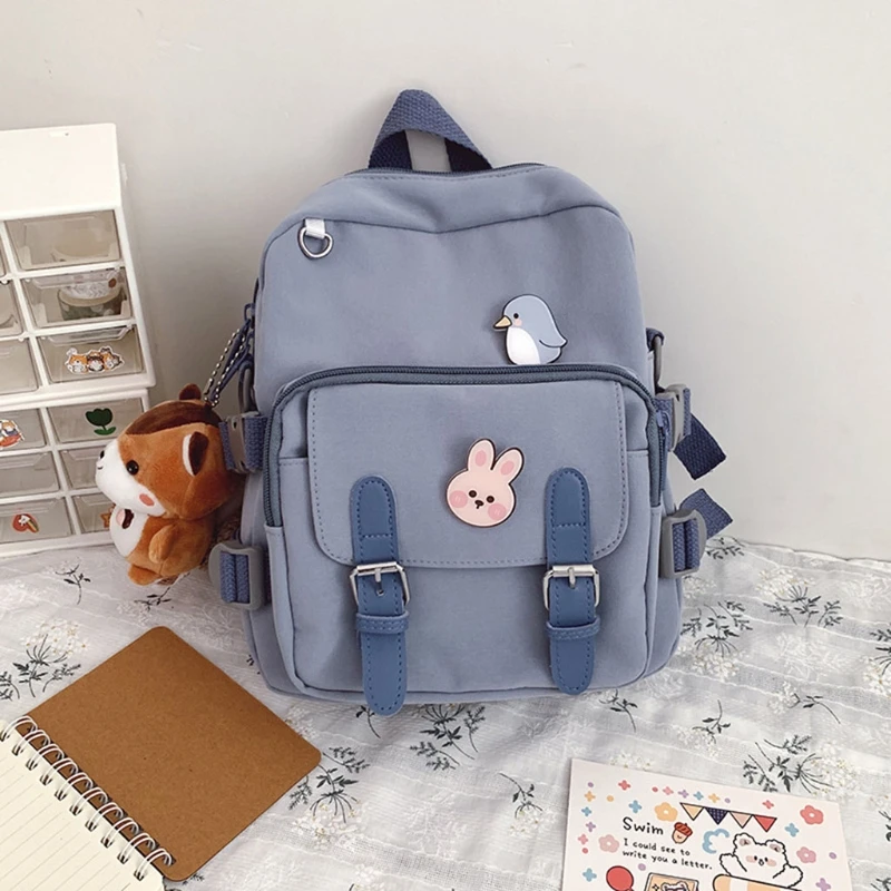 

Fashion Backpack Women Kawaii Shoulder Bag for Teenage Girls Multi-Function Small Bagpack