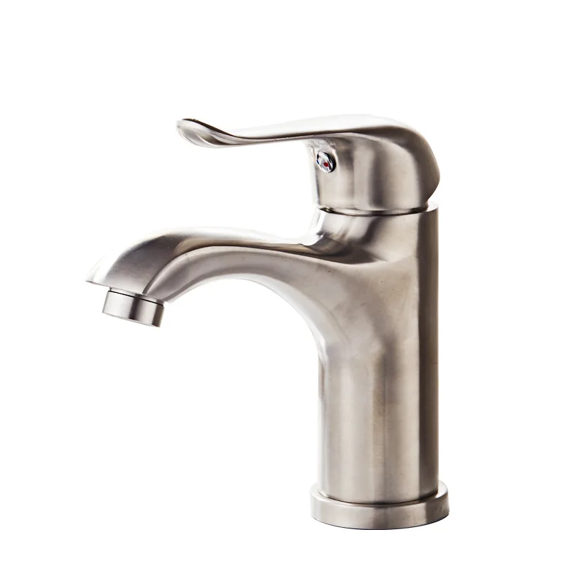 

Shengruijia Sus304 Stainless Steel Faucet Wash Basin Basin Faucet Bathroom Factory Outlet
