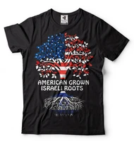 israel t shirt american grown israeli roots t shirt proud israeli heritage shirt 2018 new fashion mens top tee