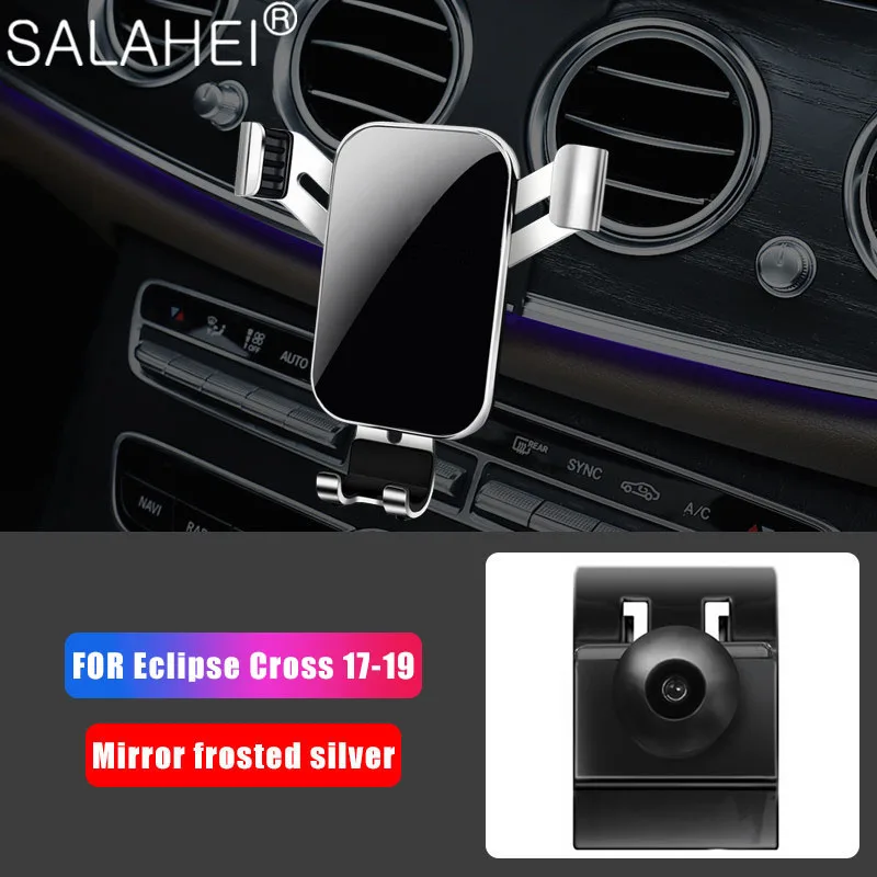 

For Mitsubishi Eclipse Cross 2017 2018 2019 Fashion 1 Set Plastic Alloy Car Bracket Mobile Phone Holder Air Vent Mount GPS Stand