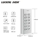 Мини маленький водонепроницаемый IP66 Pin только дверной замок Автономный контроллер доступа клавиатура пароль дверной контроль 1000 пользователей