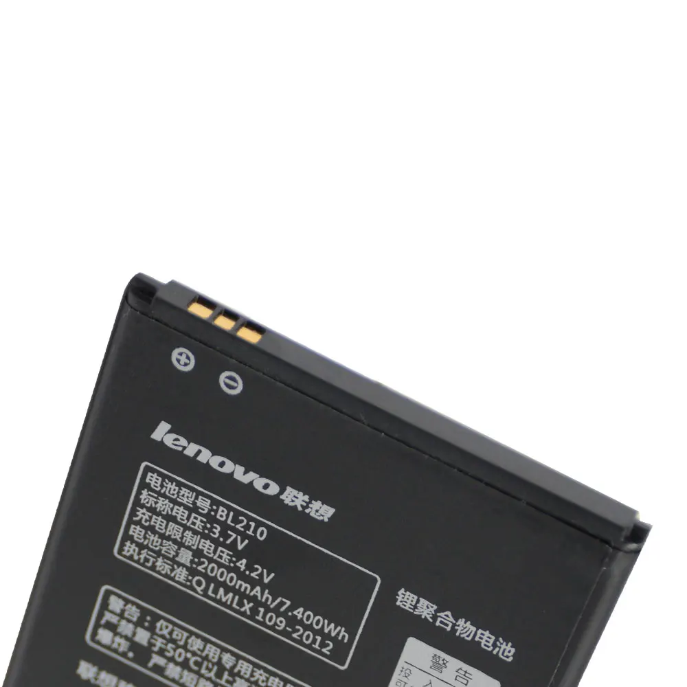 

20pcs/lot Original Battery BL210 For Lenovo A536 A606 S820 S820E A750E A770E A656 A766 A658T S650 Batteria In Stock 2000mAh