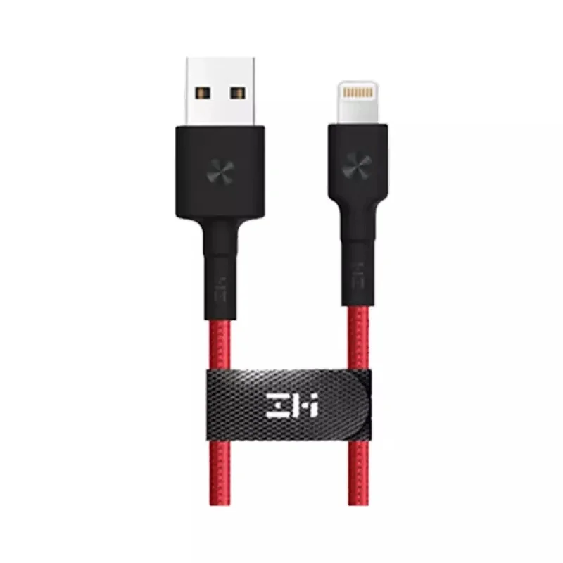 Красный Xiaomi ZMI MFI Сертифицированный для iPhone Lightning-USB кабель зарядное устройство Шнур для передачи данных для iPhone X 8 7 6 Plus Магнитная Зарядка - Цвет: Красный