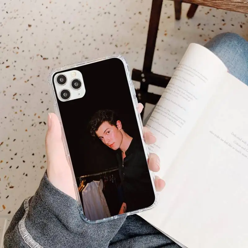 

Canadian male singer shawn mendes Phone Case Transparent soft For iphone 5 5s 5c se 6 6s 7 8 11 12 plus mini x xs xr pro max