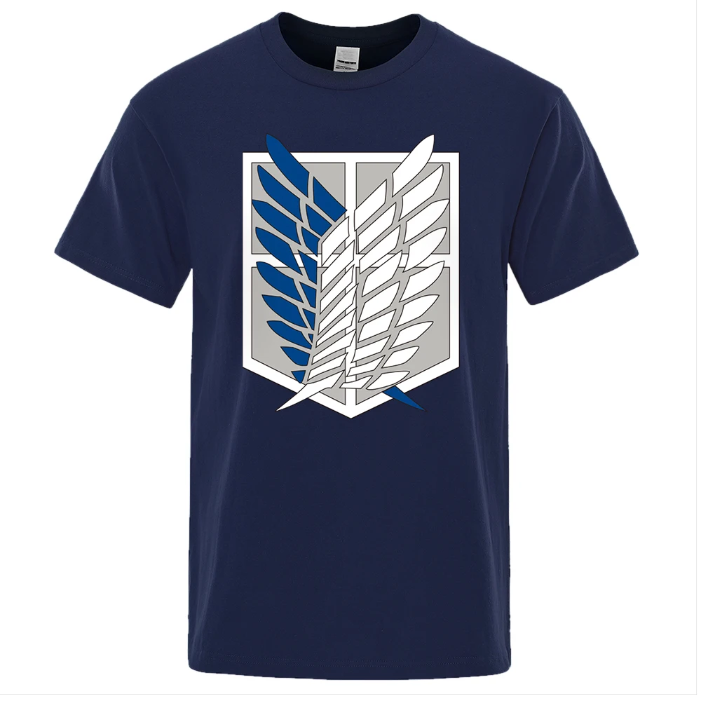 

Attack On Titan T Shirt Wings Of Freedom Mikasa T-shirts Mens Japanese Anime Tshirt Men Short Sleeve Summer Brand Tees Tops Man