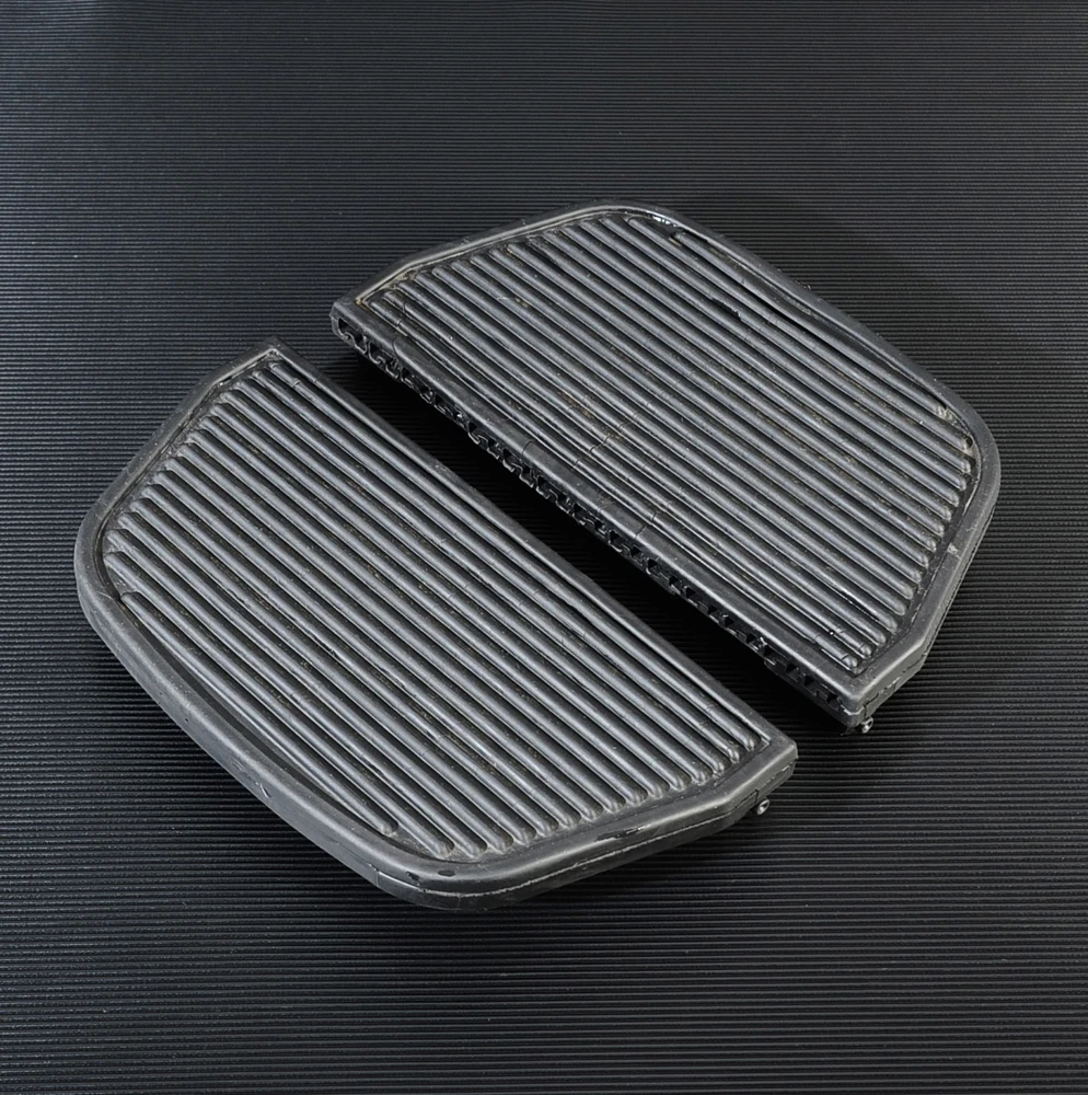 Черная задняя резиновая подставка для пассажира напольные подножки коврик Чехол