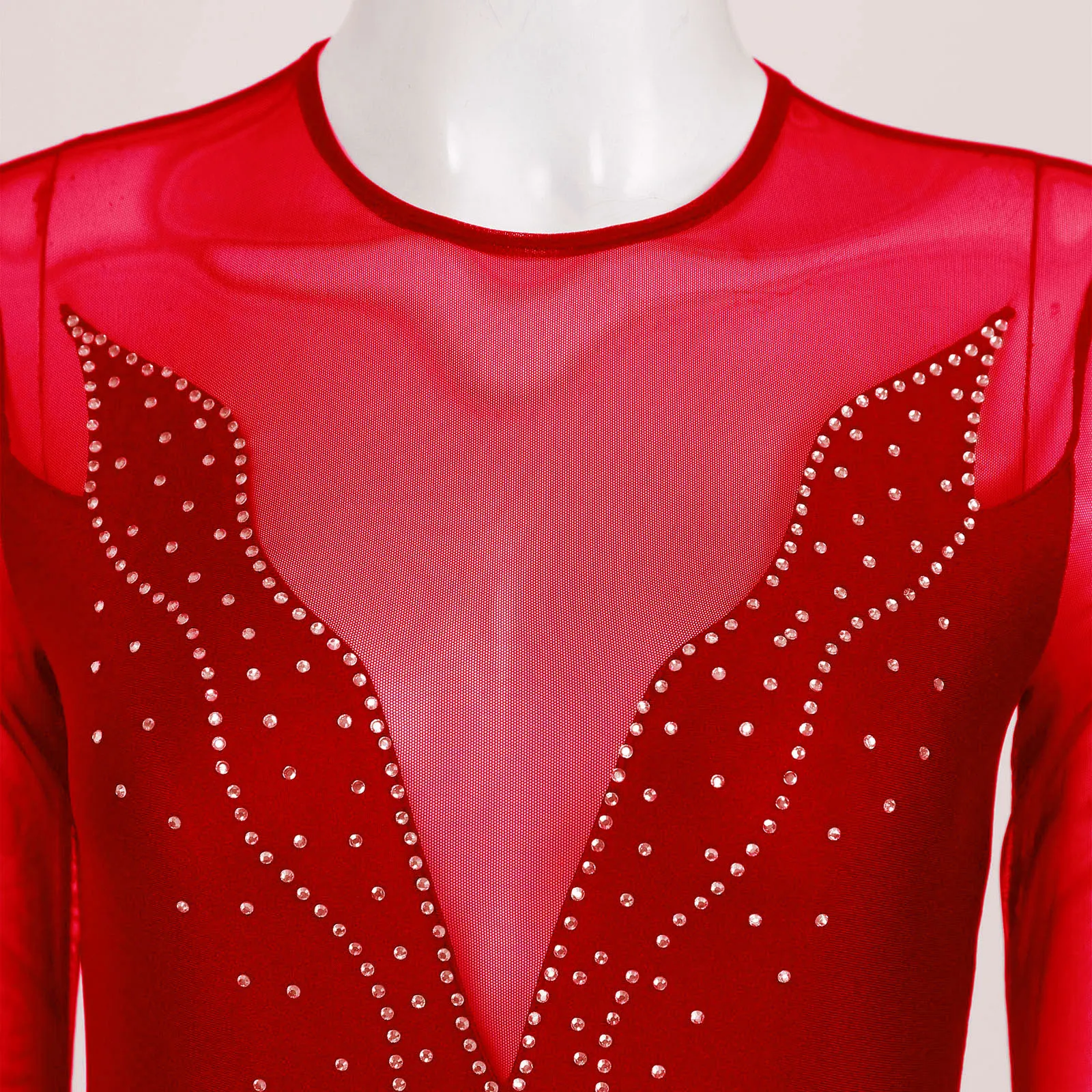 Женское балетное платье ChicTry с длинным рукавом гимнастическое тренировочное