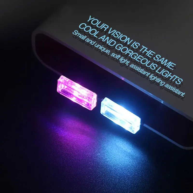 Universal Car Interior LED Decoration Night Light USB Interface Plug-in Miniature Trunk Ambient Atmosphere Modified Mini Lig | Автомобили