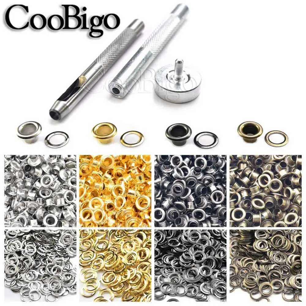 Металлические застежки и формы для скрапбукинга 400 шт. 5 мм 4 цвета | Дом сад