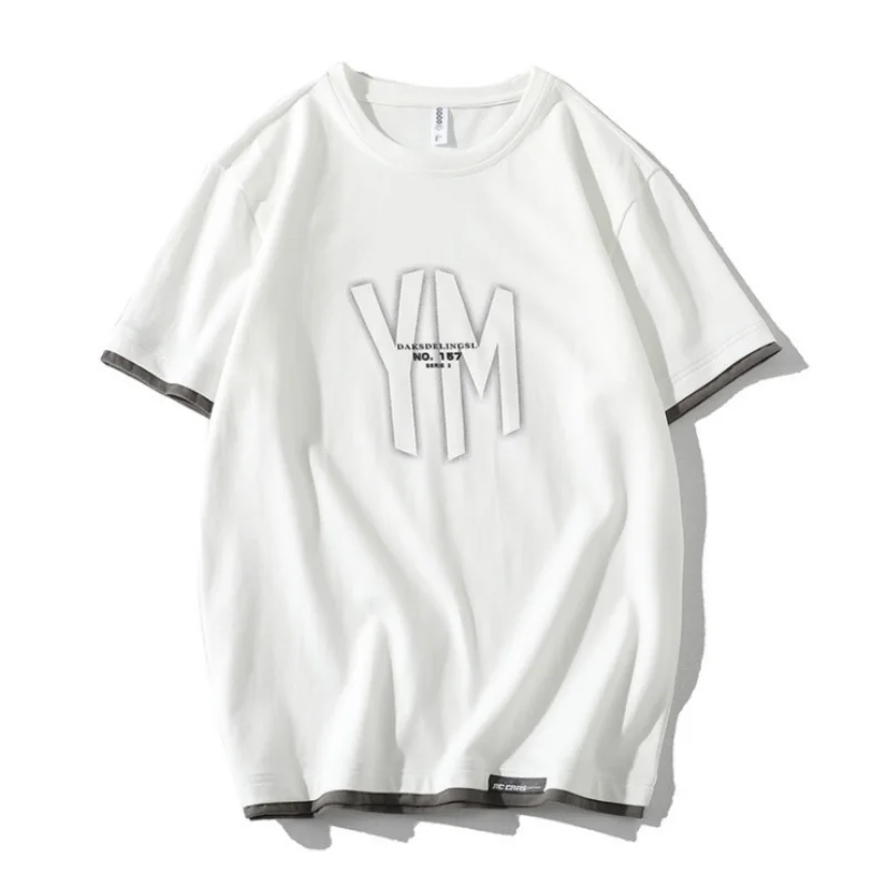 

2021 men's and women's T-shirt expanded version multicolor casual short-sleeved letter printing anime Japanese summer top O-neck