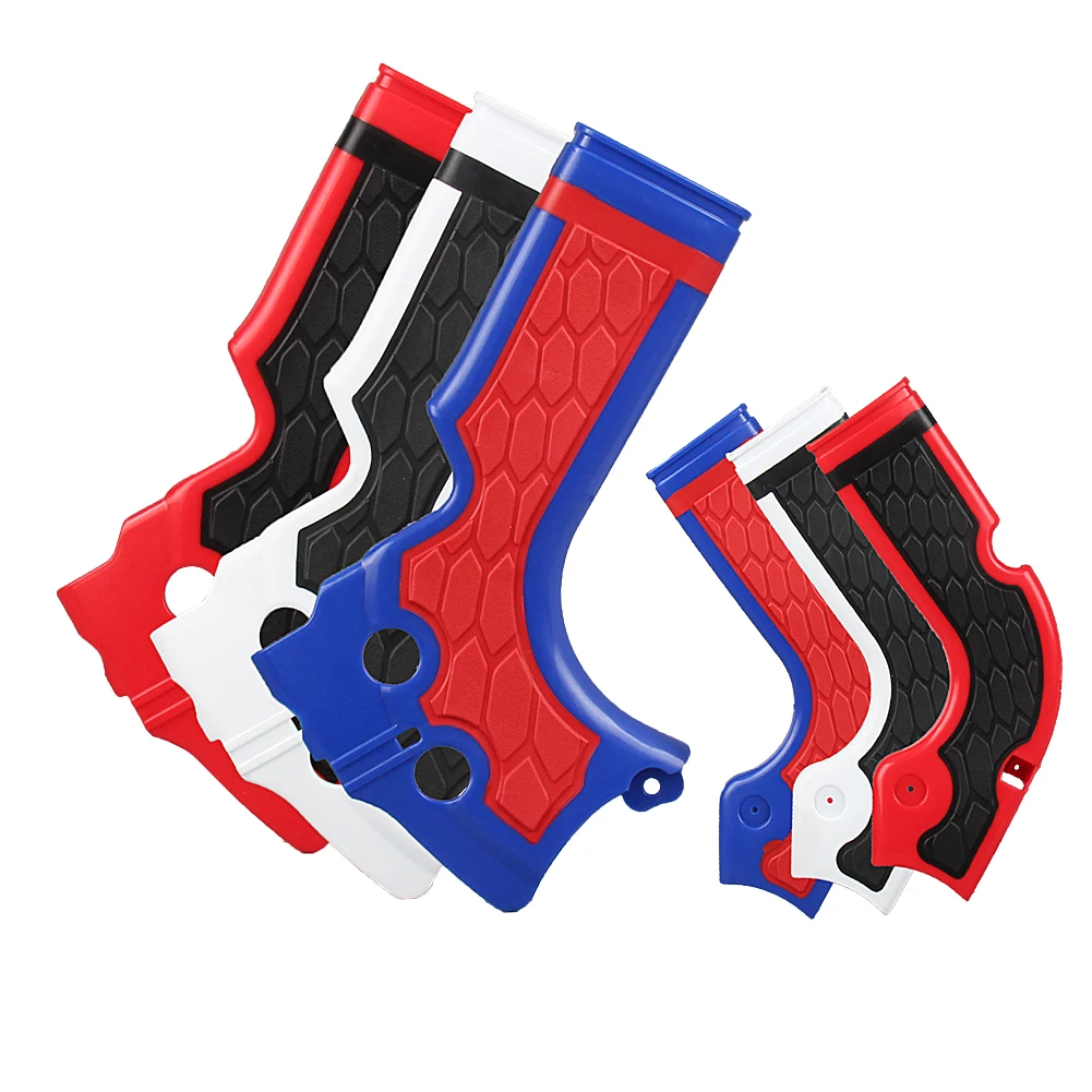 

Motorcycle Frame Guard Protection Cover Dirt Bike Motocross X-Grip Frame Guards For CRF250R 2014-2016 CRF450R Drit Pit Bike
