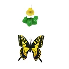 Электрическая вращающаяся Летающая бабочка Колибри, проволочный тизер, забавная игрушка для питомца, кошки, новинка, летающая дразнящая игрушка для кота