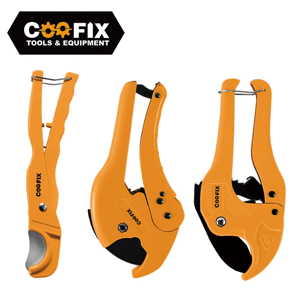 

COOFIX PVC Pipe Knipper Ratchet Scissors PVC/PU/PP/PE Tube Pliers Cutter Household Hose Cutting Hand DIY Tool