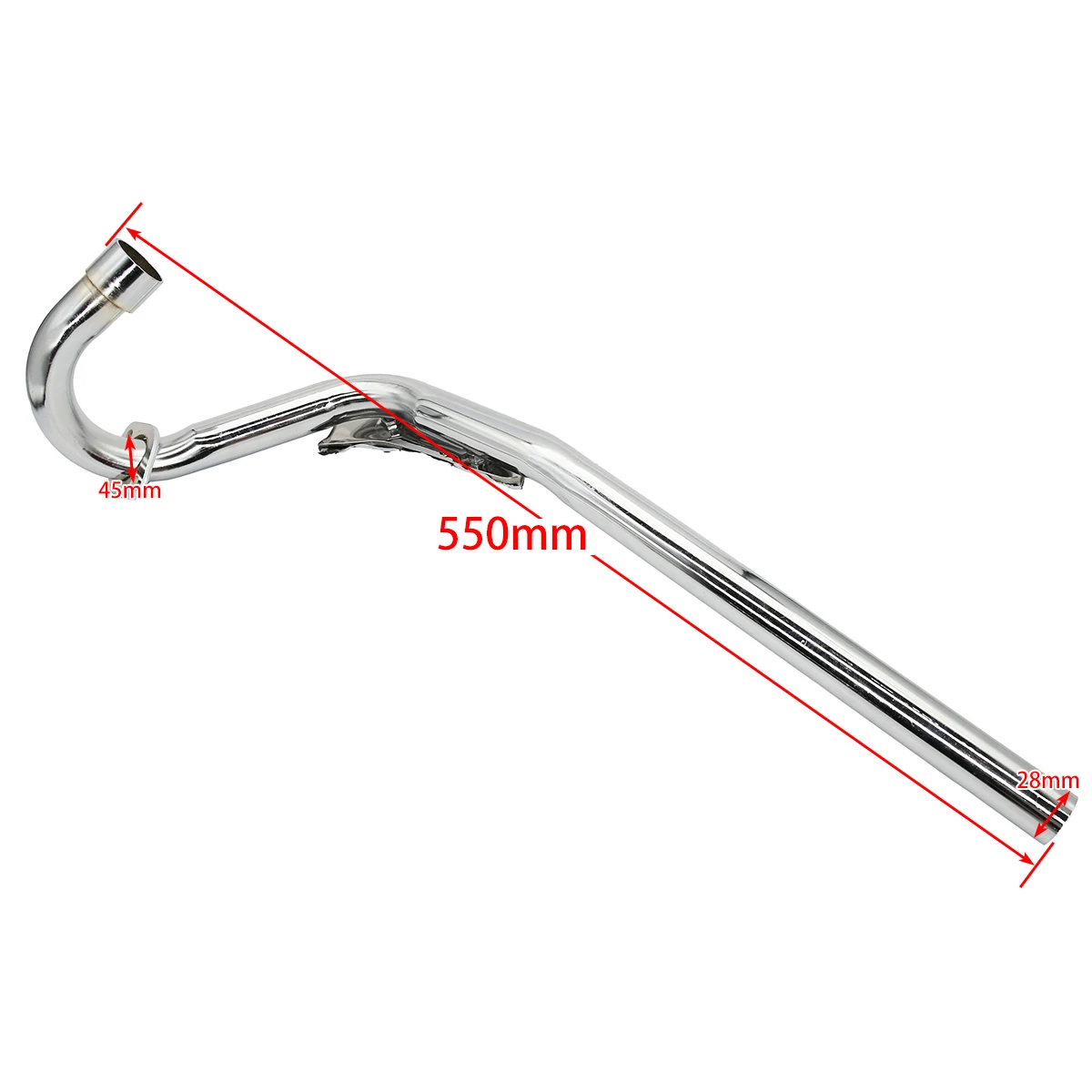 Модифицированный глушитель выхлопной трубы из алюминия 28 мм для Kawasaki мотоцикла