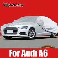 oxford cloth winter full car covers outdoor waterproof sun rain snow protection uv for audi a6 c5 c6 c7 2010 2021 accessories