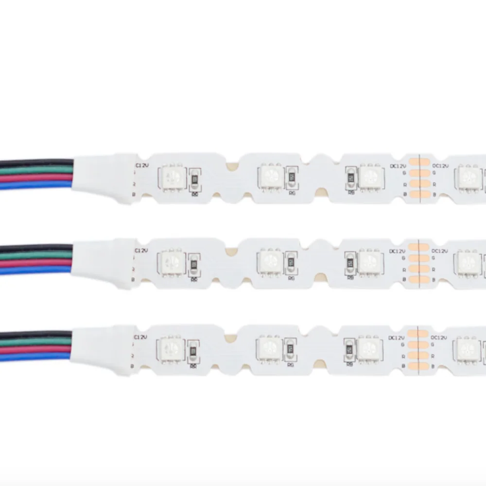 Rgb или светодиодная лента белого цвета 42 шт. 5050 светодиодов на метр 12 мм FPC ww(3000-3500k)