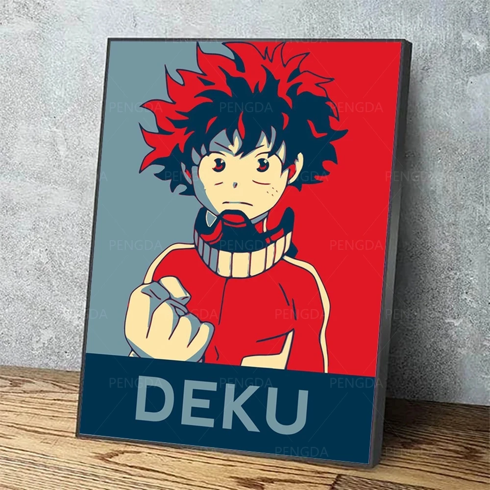 

Wall Art Home Decor Hd Print Deku Cool Boy Modular Picture Posters My Hero Academia Anime Canvas Painting Modern Bedroom Artwork