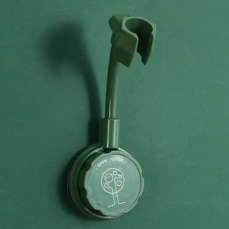 

1 шт., держатель для душа на присоске, регулируемый держатель для насадки для душа, универсальный кронштейн для ванной комнаты, основание сопла, подставка, вращение без перфорации