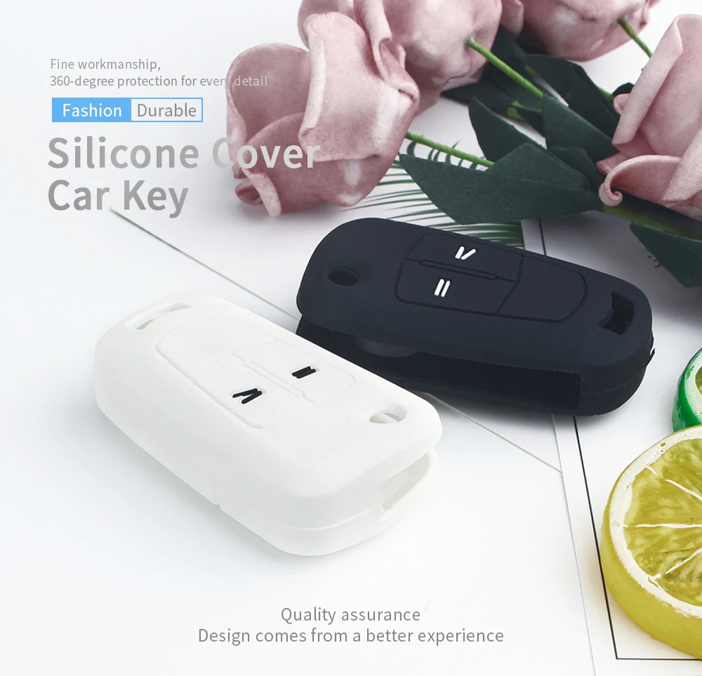 KEYYOU 2 кнопки Автомобильный ключ силиконовый чехол протектор держатель для Vauxhall Opel Astra H Corsa D Vectra C Zafira Astra Vectra Signum