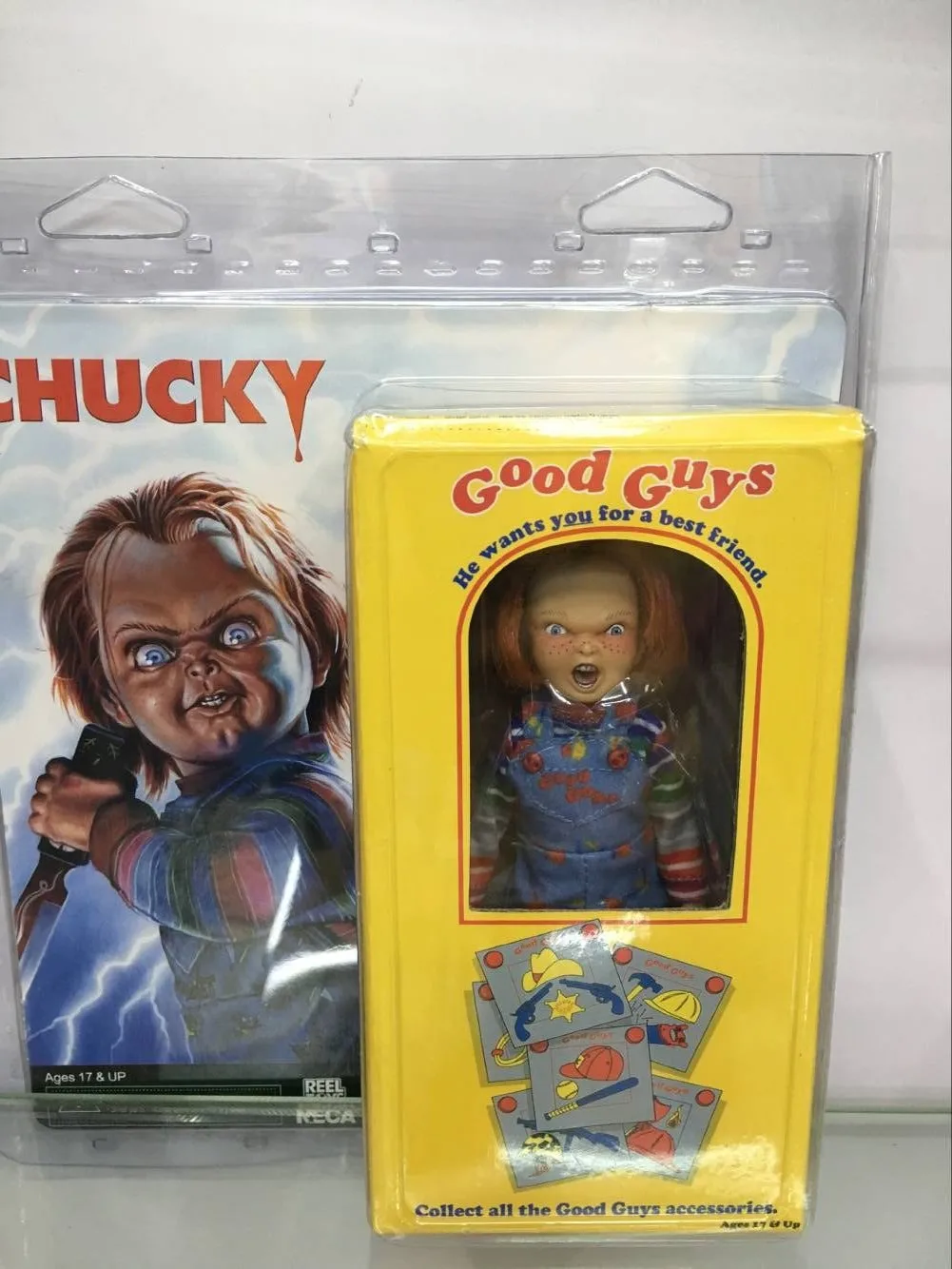 

Chucky Good Guy Action Figure Decoration Home Statue Pvc Assembly Movie Character Figurines Collectible Toys 16cm