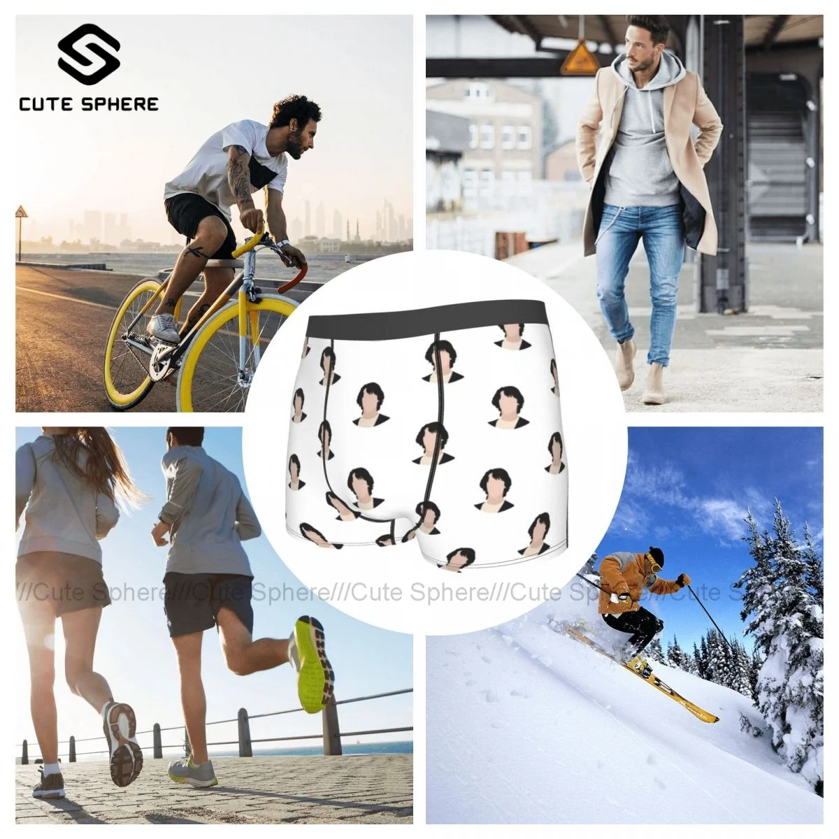 

John Wick Underwear Printed Polyester Sublimation Trunk Hot Boy Cute Boxer Brief