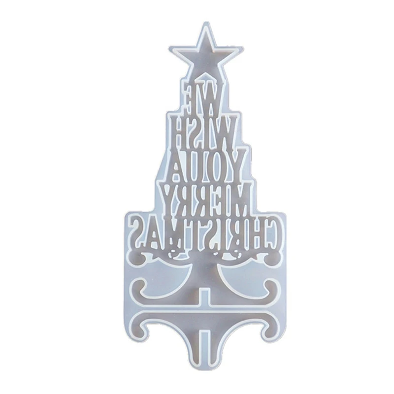 

Christmas Tree Ornaments Epoxy Resin Mold Merry Christmas Home Decor Art Mould