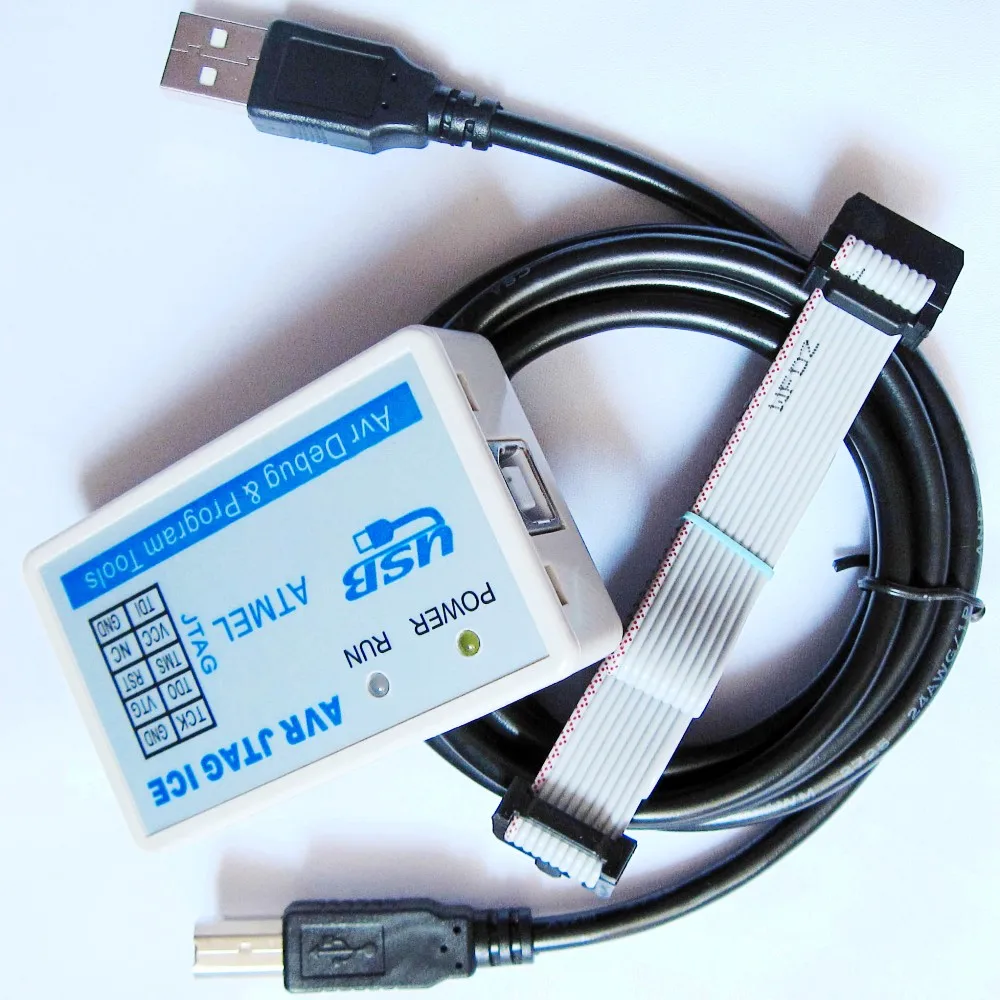 Бесплатная доставка 1x USB AVR JTAG ICE эмулятор Avr Debug и программные инструменты