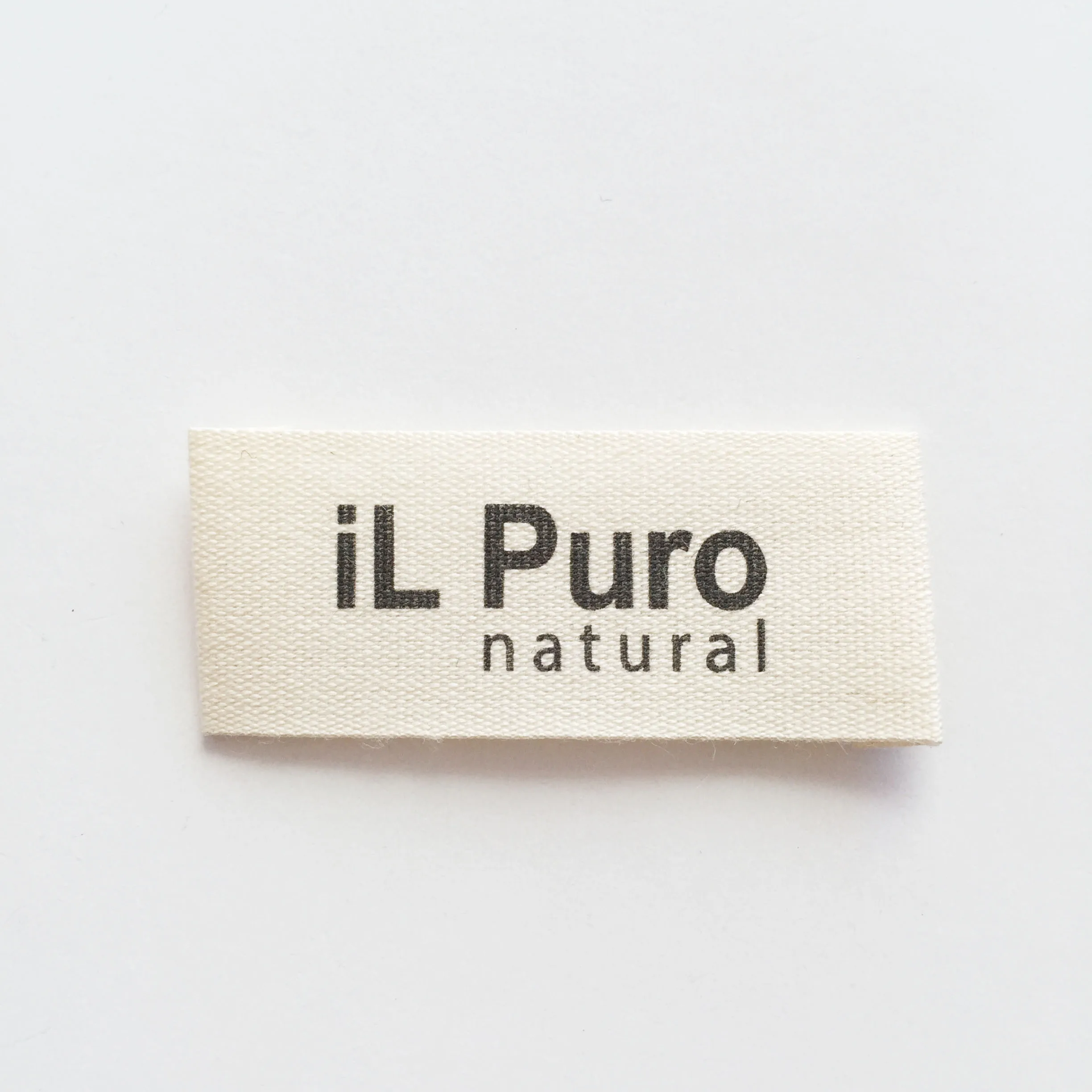 

Custom 100% Organic Children Clothing Neck Cotton Label For Garment