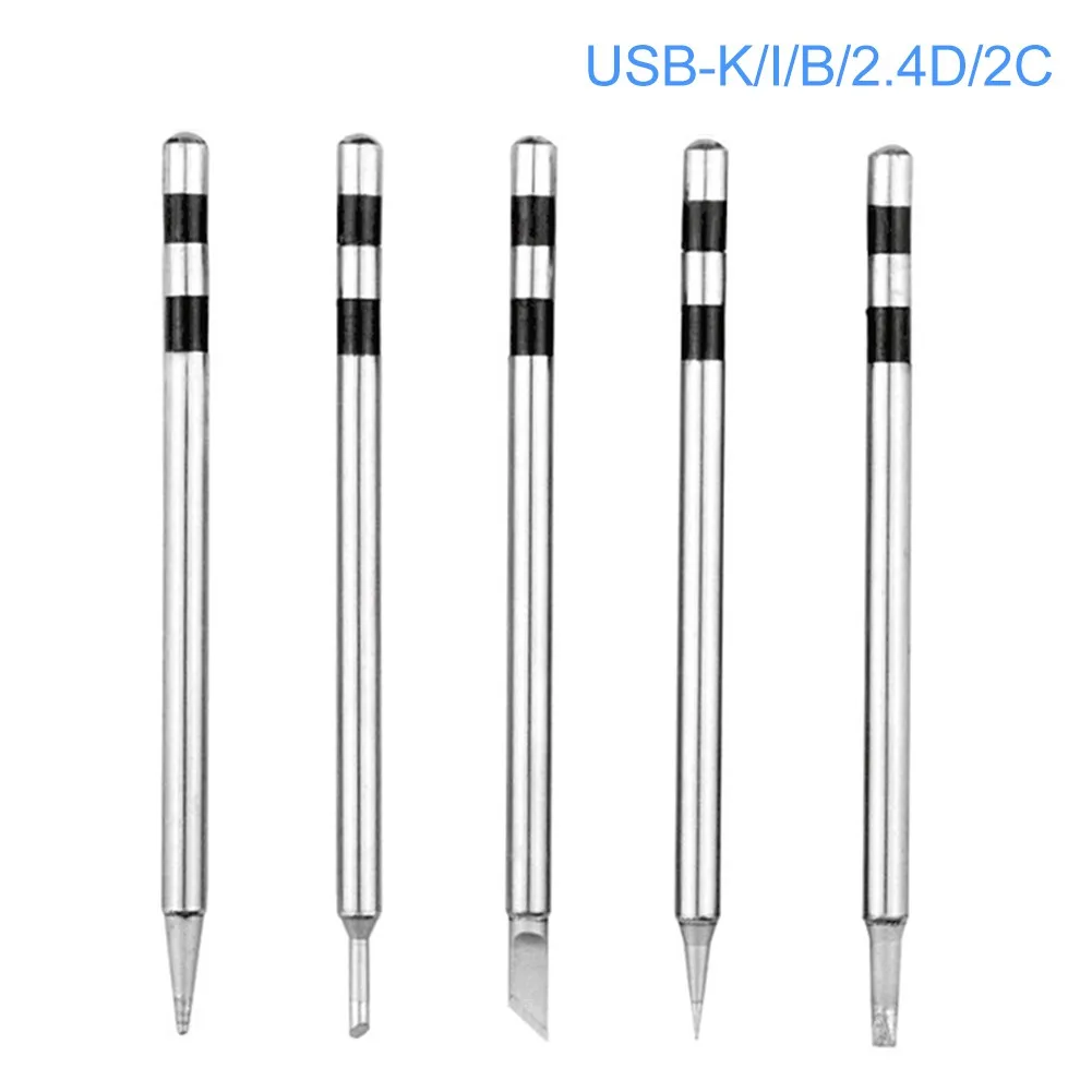 

Original 1 Piece Soldering Iron Tips For Soldering Iron Iron Soldering Accessory Soldering Iron I/K/B/2C/2.4D Welding Tips