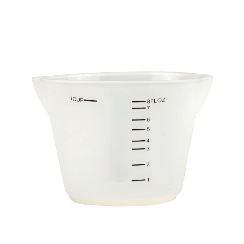 

500ml & 250ml Reusable Silicone Measuring Cups Epoxy Resin Mixing Casting Cups 83XF