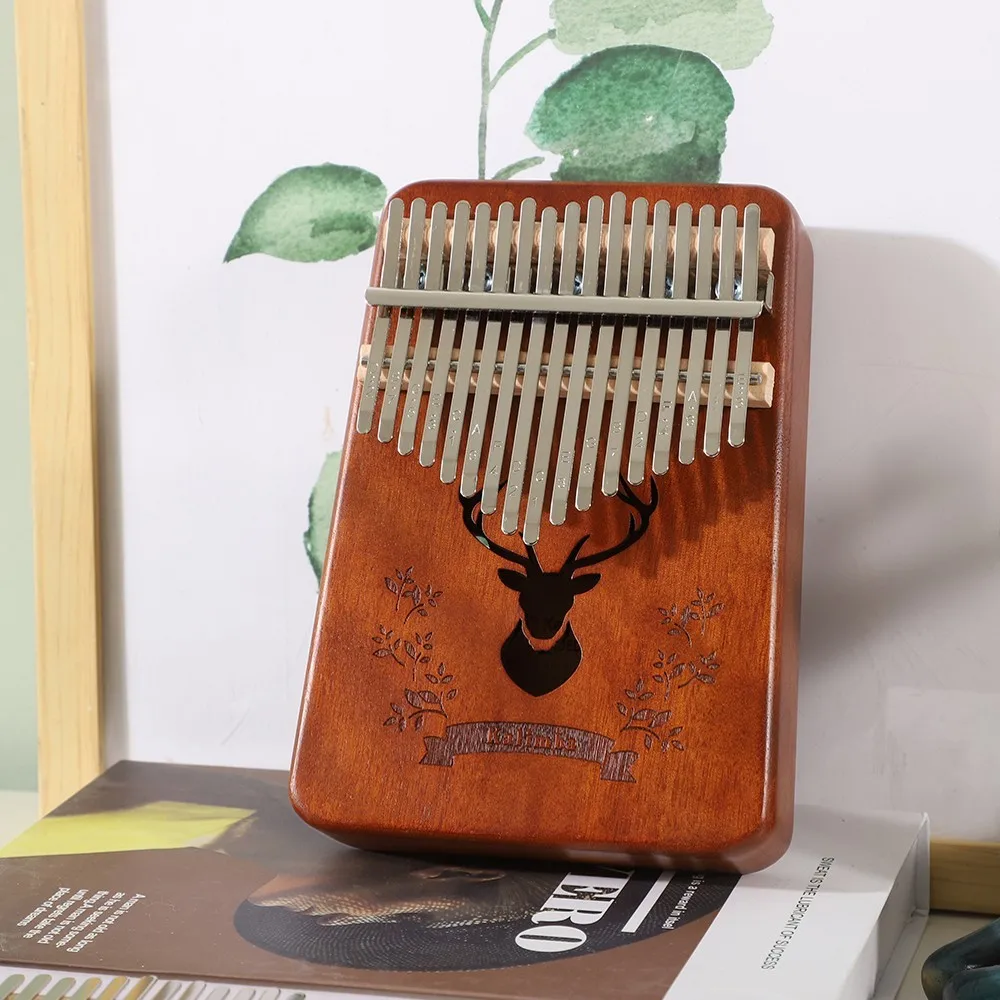 Под заказ калимба 17 клавиш красное дерево большой палец пианино mbira музыкальный