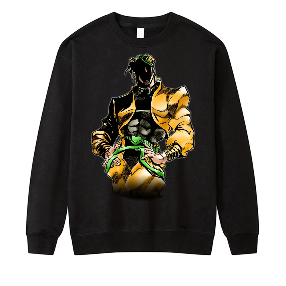 

JoJo's Bizarre Adventure Dio Anime Winter Male Casual Fabrics Hoodies Sweatshirts Hip Hop Breathable Male Breathable Pullovers