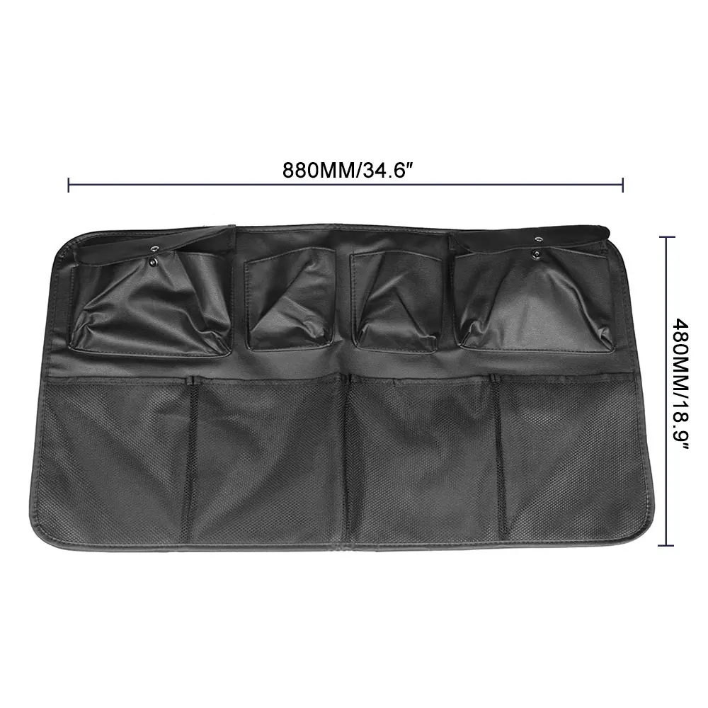 Органайзер на заднее сиденье автомобиля сумка для хранения сетчатые карманы ПУ