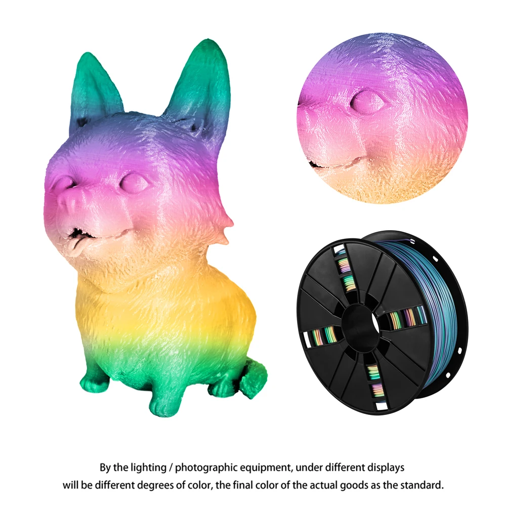 Нить для 3D принтера не требуется нагревательное покрытие нить PLA 1 кг 75 мм нити FDM