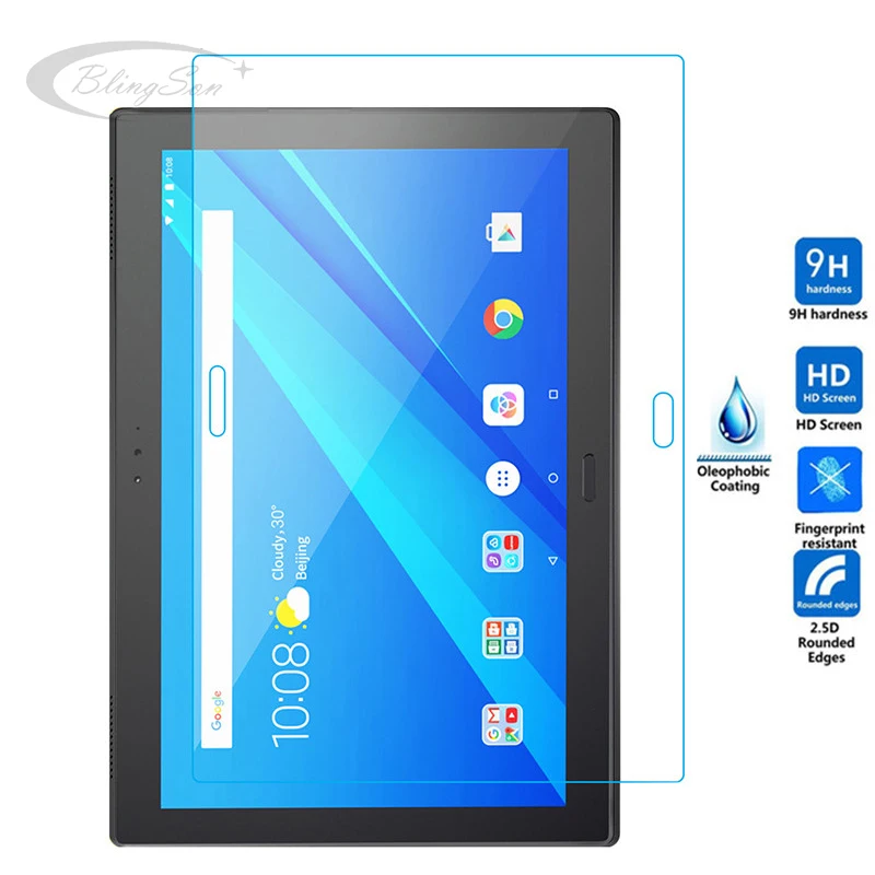 Закаленное защитное стекло для планшета Lenovo Tab 4 10 Plus 9H | Компьютеры и офис