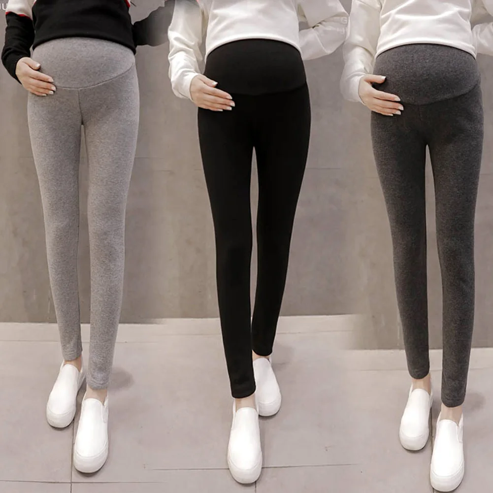 Новинка Леггинсы для беременных с высокой талией Сезон весна-осень Модная