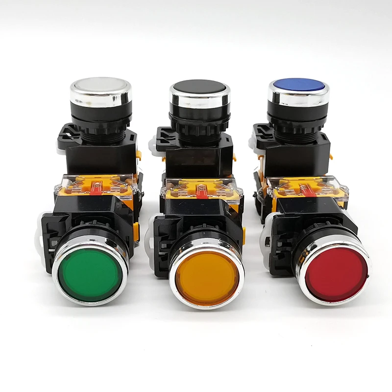 

22mm momentary Push button switch 1NO+1NC