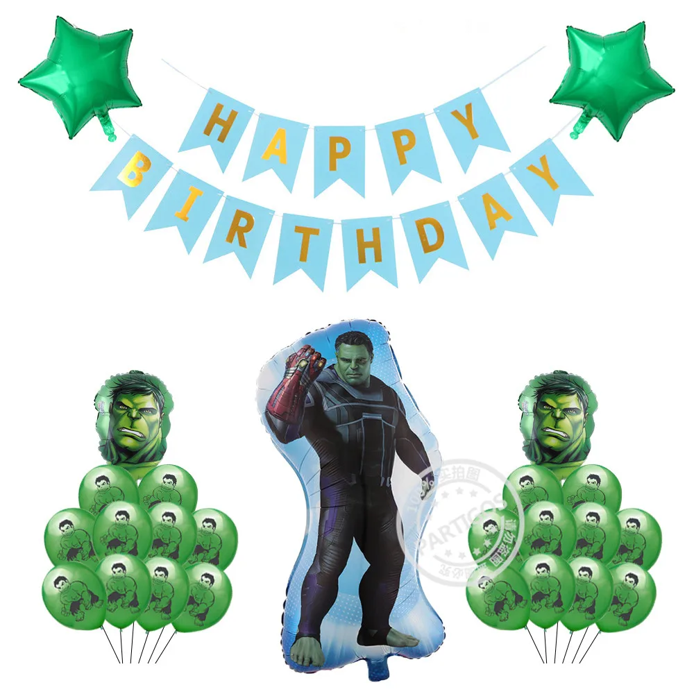 Человек паук фольги воздушный шар супер герой украшение для торта на день