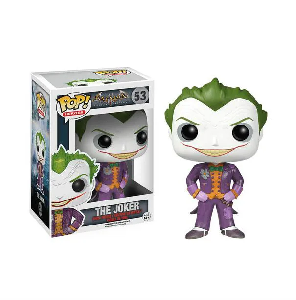 FUNKO POP Batman: Arkham asymbly клоун Джокер фильм Фигурки Коллекция Модель игрушки для детей