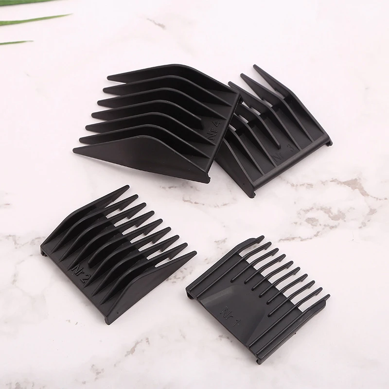 

4pcs/set Limit Comb Barber Professional Universal Hair Clipper Limit Comb Replacement Cutting Guide Combs For Moser 1400 Series