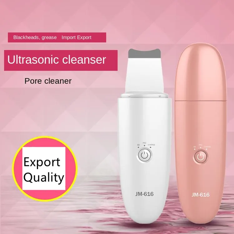 New Ultrasonic Face Skin Scrubber Rechargeable Powered Facial Cleansing Device Peeling Vibration Blackhead Pore Cleaner Spa | Красота и